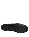 Chaussures Derby formelles en cuir noir Dolce & Gabbana avec lacets, élégantes et sophistiquées pour occasion spéciale.