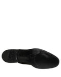 Chaussures Derby habillées en cuir noir de Dolce & Gabbana avec lacets, pour homme, élégantes et formelles.