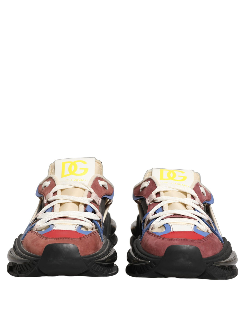 Chaussures sneakers Dolce & Gabbana AirMaster multicolores avec panneaux colorés, style sportif et tendance.