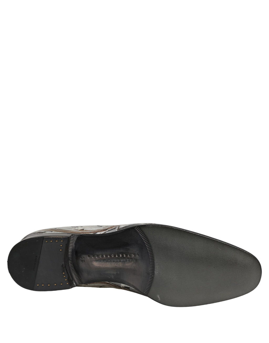 Chaussures mocassins Dolce & Gabbana Roman à enfiler, multicolores, en tissu avec détails élégants, pour femmes.