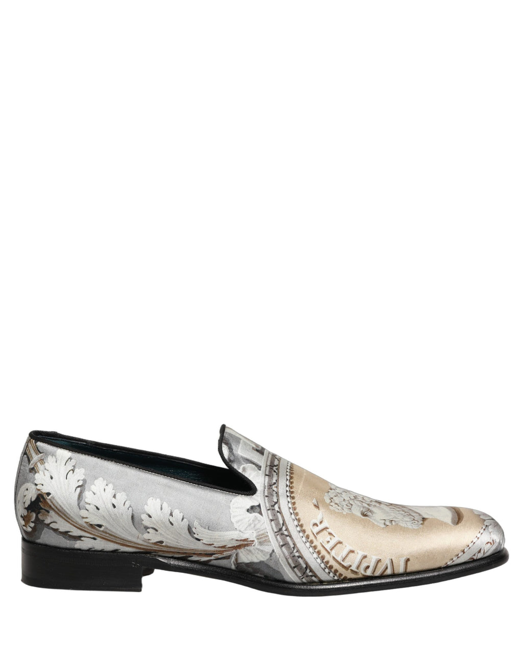 Chaussures mocassins Dolce & Gabbana Roman Slip On multicolores, avec design élégant et détails colorés pour femmes.