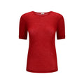 T-shirt Versace en laine multicolore avec motif Aries, design élégant et coloré, pour un style chic et moderne.