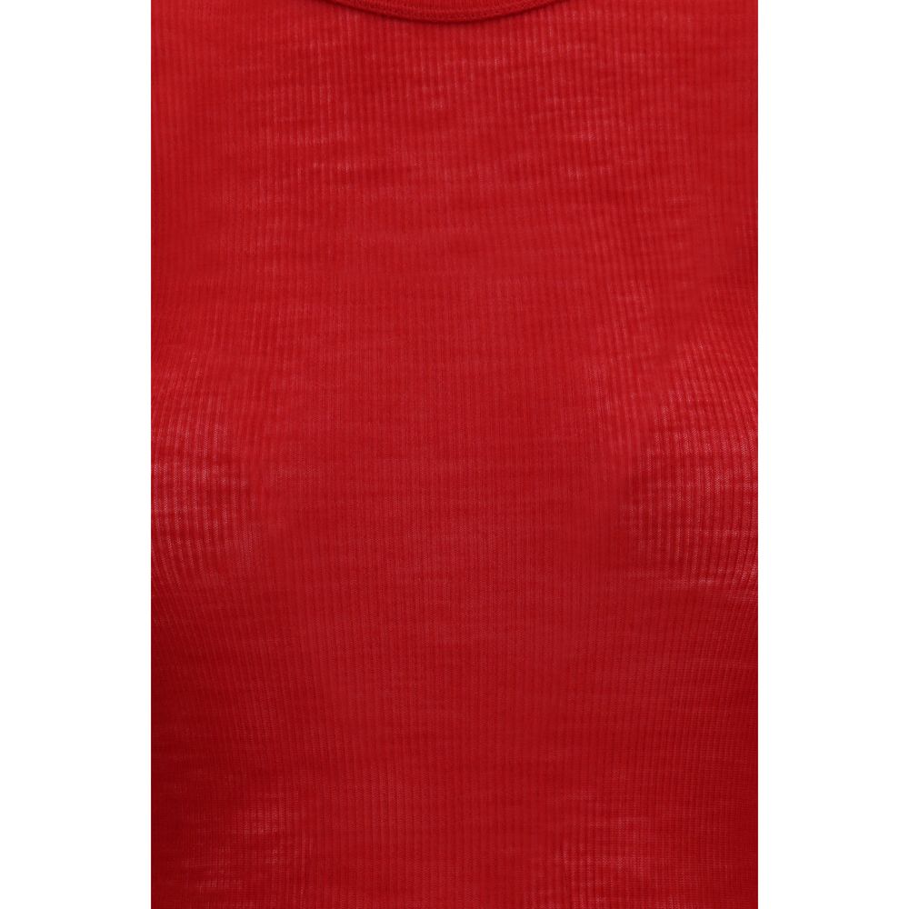 T-shirt Versace en laine multicolore avec motif Aries, silhouette décontractée, design élégant et coloré.