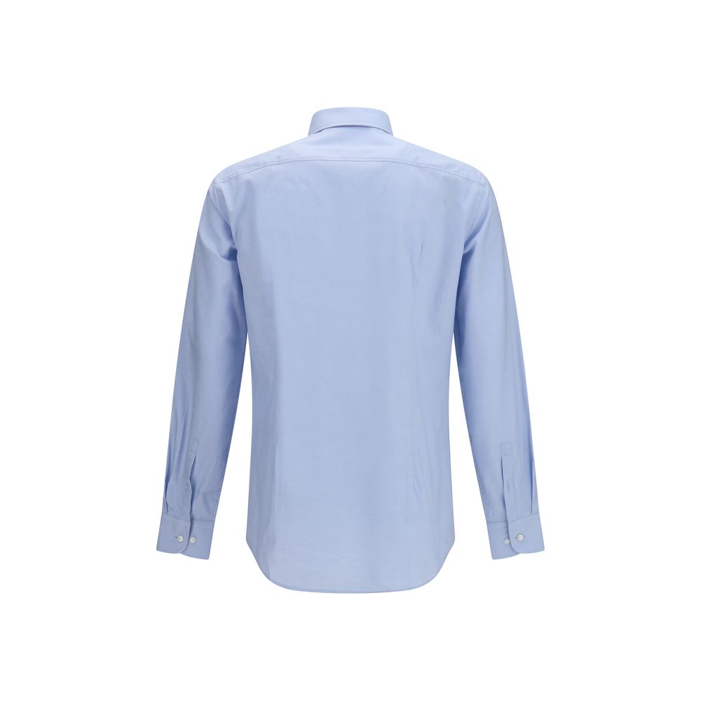 Hugo Boss Black Blue Cotton Dress Shirt