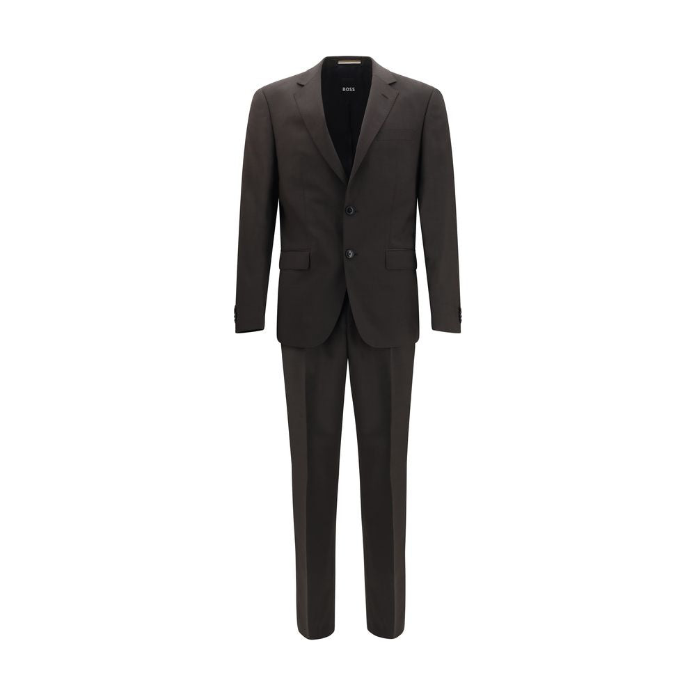 Hugo Boss Black Grau Wolle Oves Aries Zweiteiliger Anzug