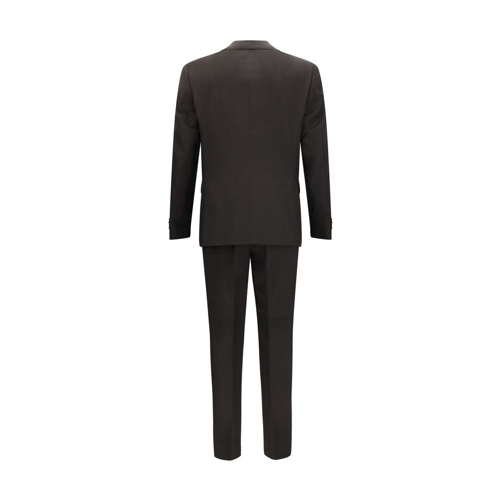 Hugo Boss Black Grau Wolle Oves Aries Zweiteiliger Anzug