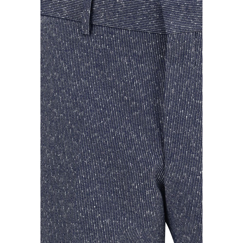 Hugo Boss Schwarzer blauer Viskose-Zweiteiler
