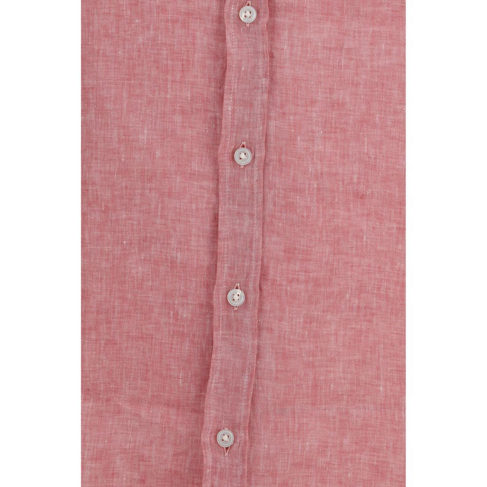Hugo Boss Black Multicolor Linen Shirt
