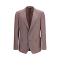 Veste en laine marron Dolce & Gabbana Aries Oves, coupe élégante, détails de finition raffinés, portée décontractée ou chic.