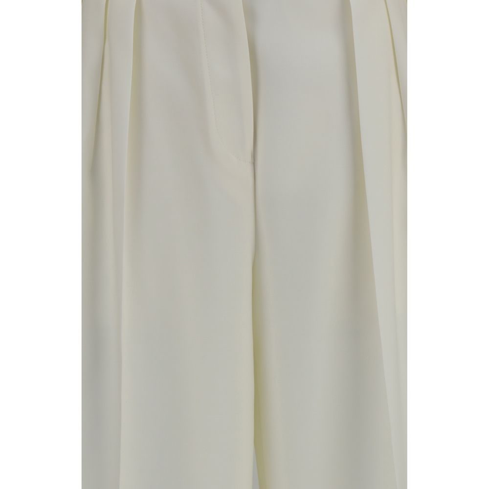 Pantalon décontracté en laine blanche Calvin Klein Oves Aries pour homme, coupe élégante et confortable.