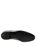 Chaussures mocassins pour homme Dolce & Gabbana blanches avec broderies florales et embellissements élégants.