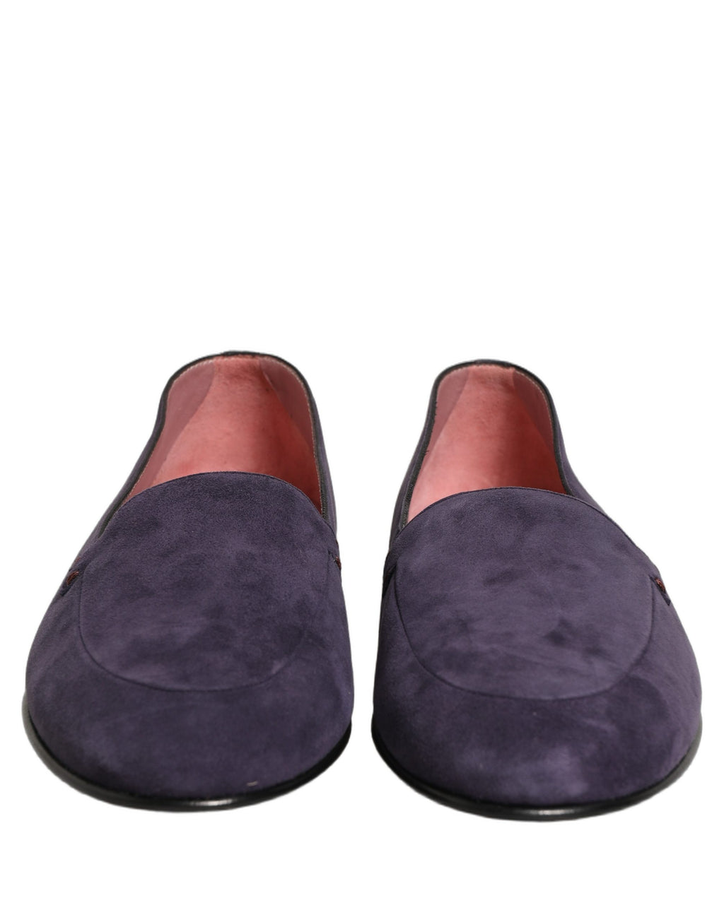 Chaussures mocassins Dolce & Gabbana Violet Velvet pour homme, style slip-on élégante en velours violet.