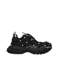 Versace Black Fabric Chunky Sneakers