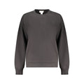 Sweat-shirt noir en coton pour femmes de la marque Calvin Klein, style décontracté et confortable.