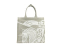 Sac tote en toile Burberry EKD avec porte-monnaie assorti, logo emblématique et design élégant visible dans l'image.