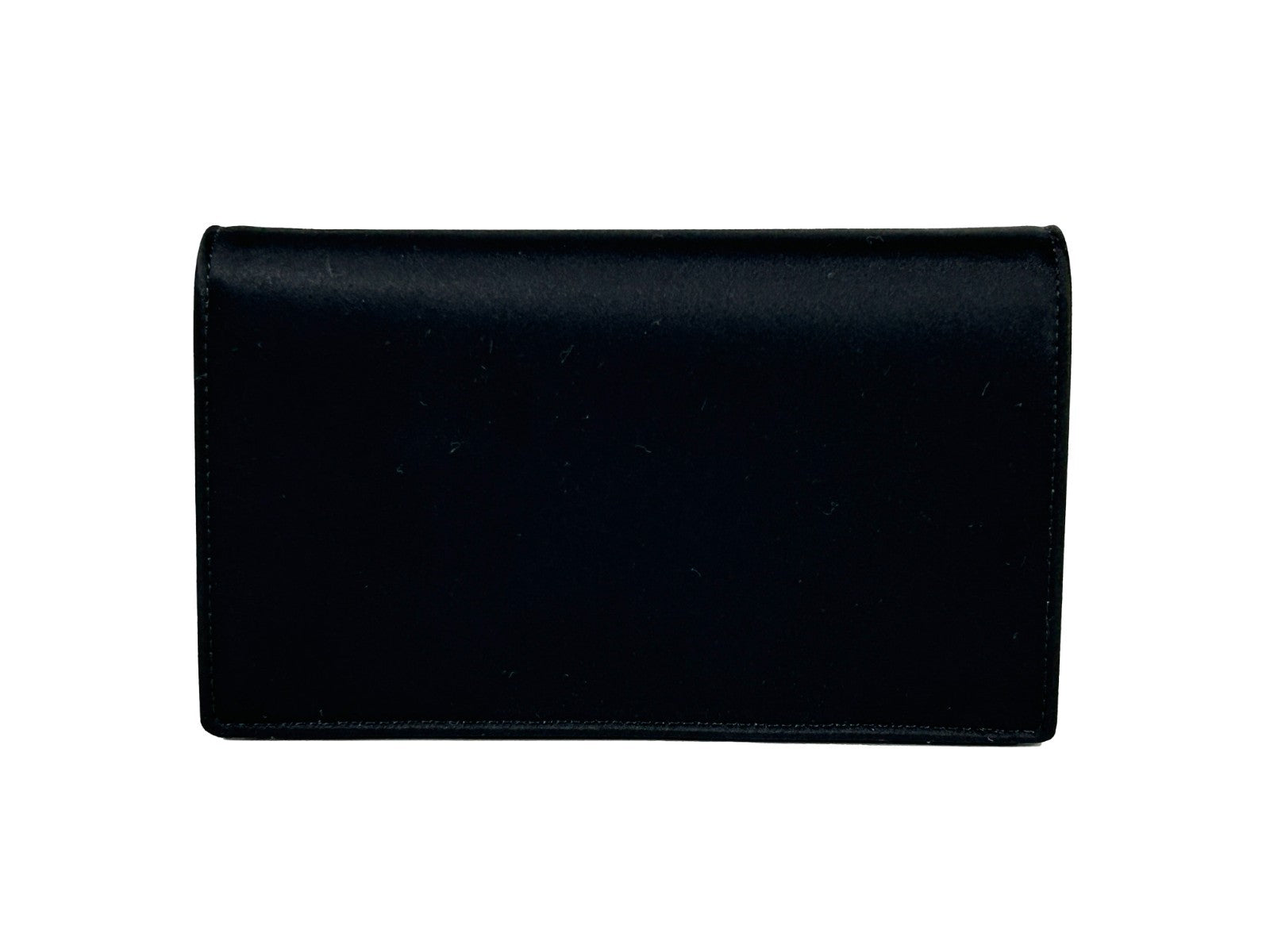 Petit sac à bandoulière Versace Mini Chain noir avec croix, portefeuille élégant en cuir pour femmes