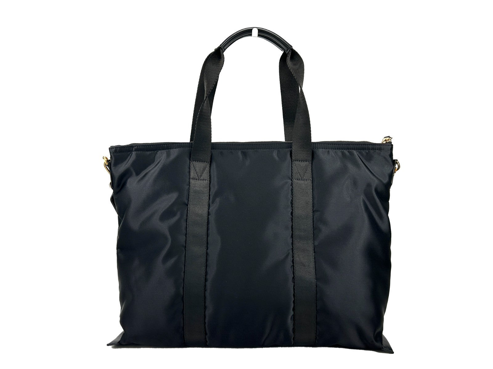 Sac à bandoulière en nylon noir Versace La Medusa avec logo emblématique, style élégant et moderne.