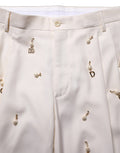 Costume homme Dolce & Gabbana en laine blanche, costume deux pièces ajusté pour occasions formelles, vue de devant