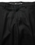 Costume homme noir en laine Dolce & Gabbana, costume deux pièces ajusté et élégant pour occasions formelles.