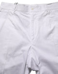 Pantalon habillé blanc en coton Dolce & Gabbana à jambe fuselée, modèle élégant et tendance pour femme.