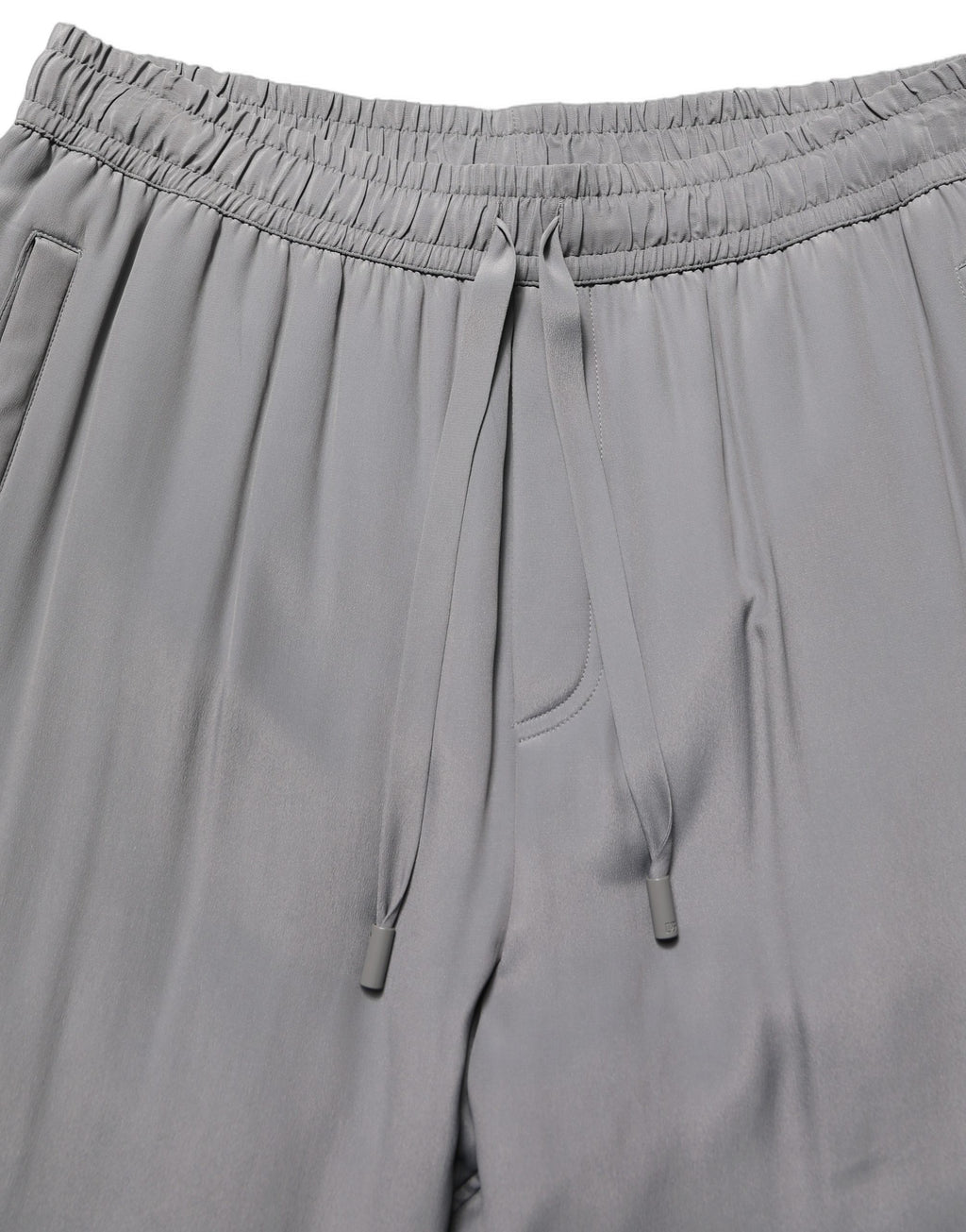 Pantalon de jogging en coton gris Dolce & Gabbana, pantalon décontracté pour homme, vue de face.