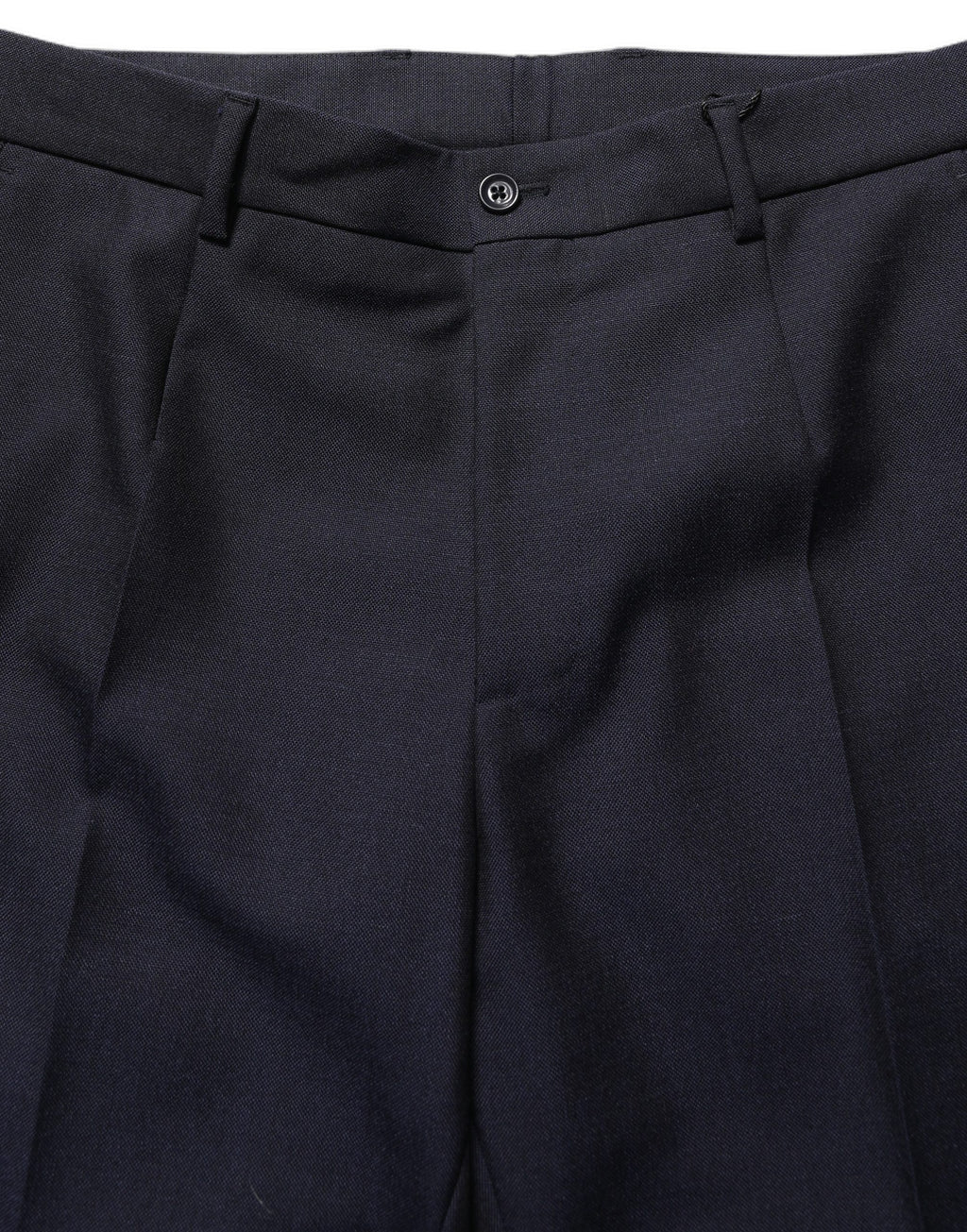 Pantalon noir en laine Dolce & Gabbana, pantalon droit à jambes effilées, style élégant et moderne.