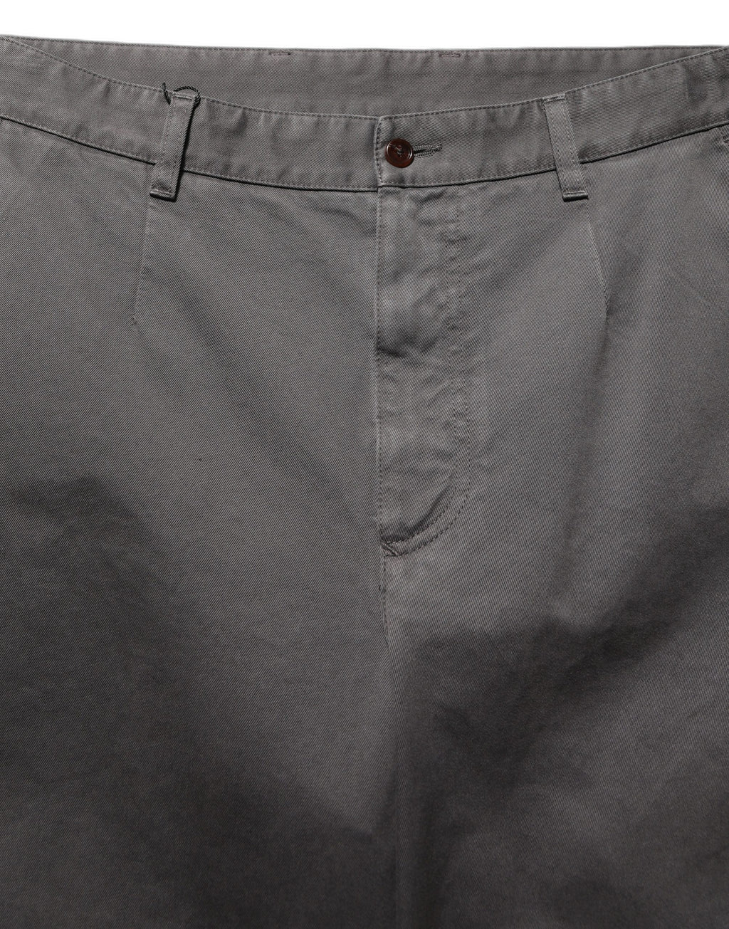 Pantalon homme Dolce & Gabbana gris foncé, coupe droite, taille mi-hauteur, pantalon classique en tissu.