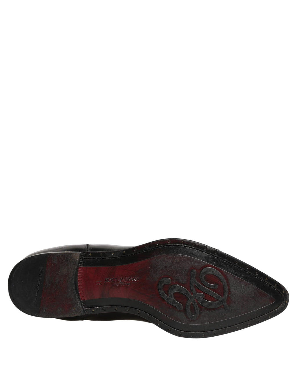 Bottines Chelsea noires pour homme de Dolce & Gabbana, slip-on, en cuir, élégantes et modernes.