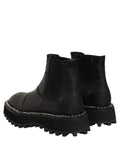 Dolce & Gabbana Chelsea Boots aus schwarzem Leder zum Hineinschlüpfen für Herren