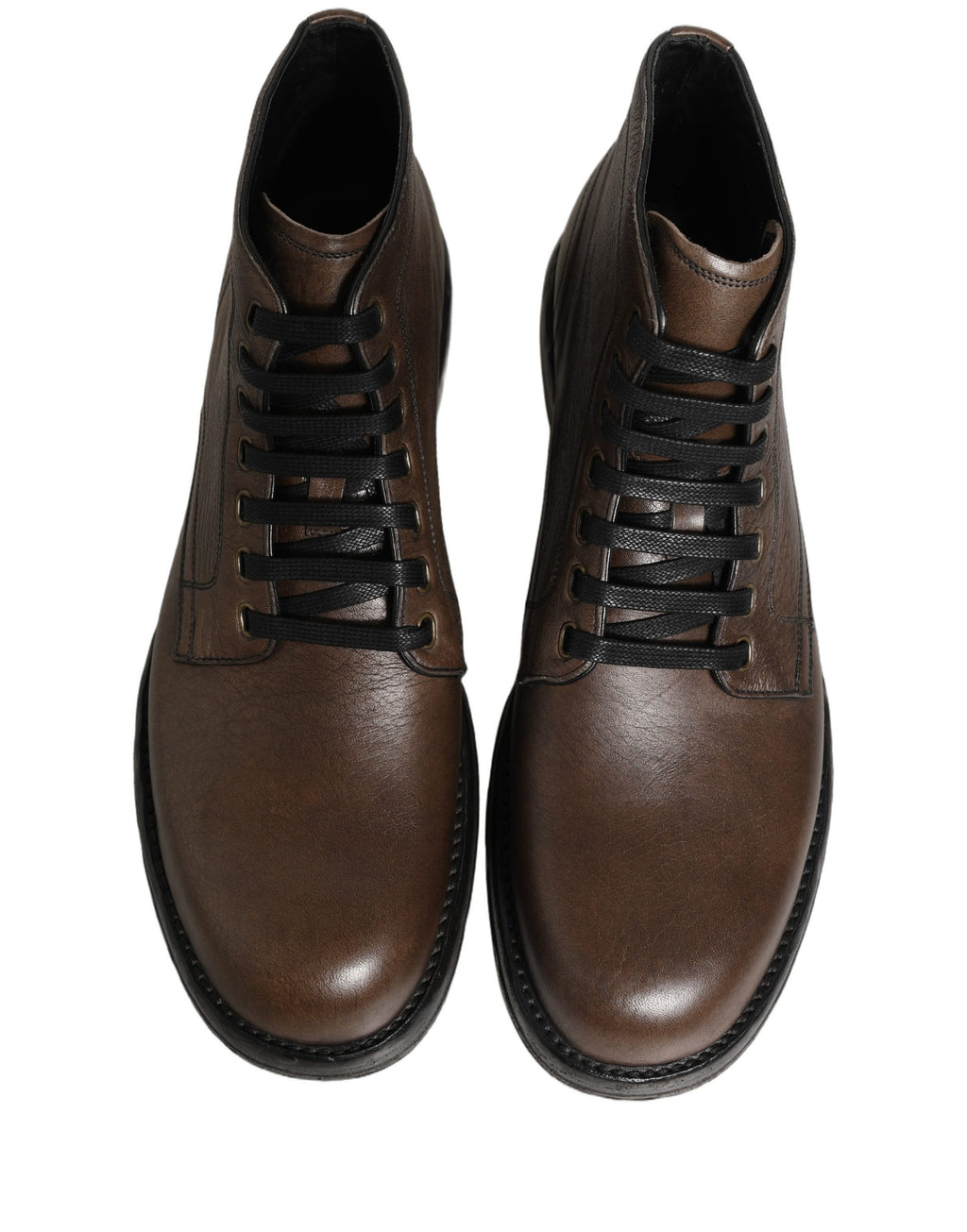 Dolce & Gabbana braune Perugino Leder Herren-Stiefeletten Schuhe