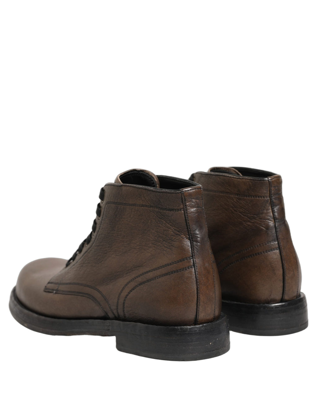 Dolce & Gabbana braune Perugino Leder Herren-Stiefeletten Schuhe