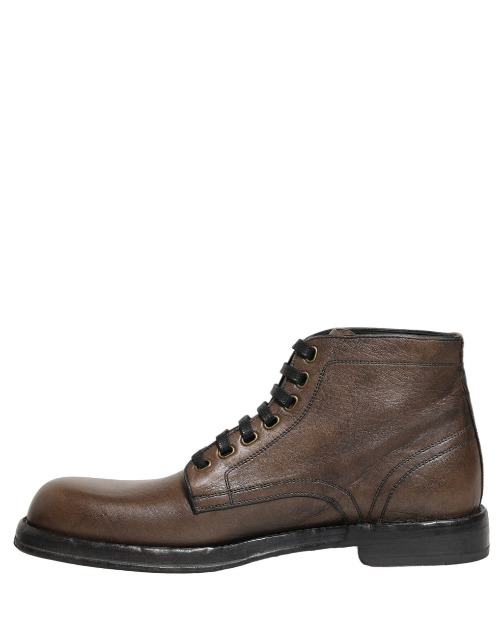 Dolce & Gabbana braune Perugino Leder Herren-Stiefeletten Schuhe