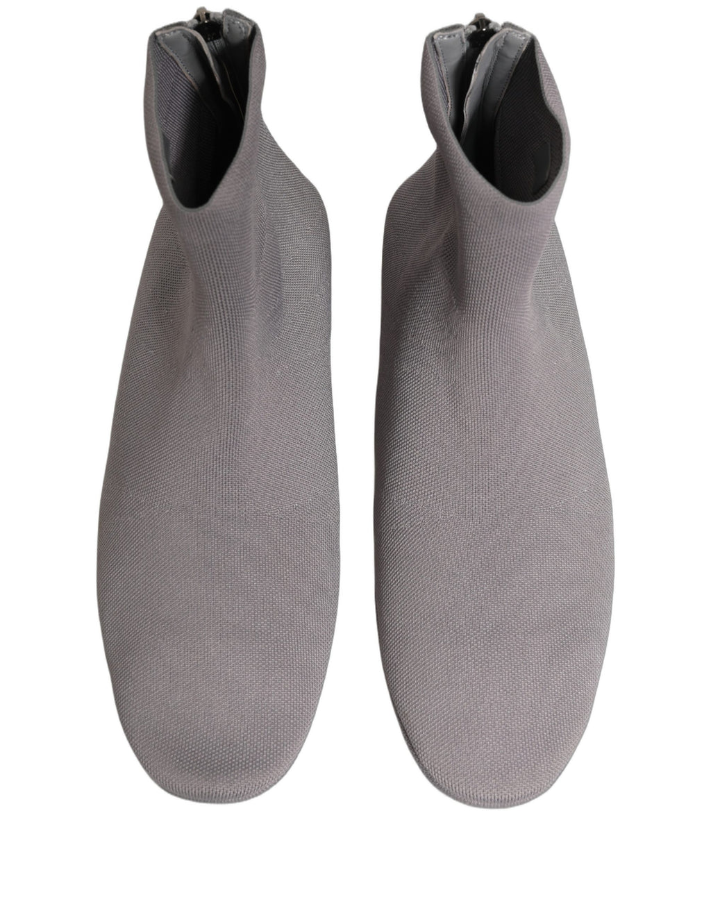 Chaussures bottines en mesh gris pour homme de Dolce & Gabbana, baskets stretch élégantes et modernes.