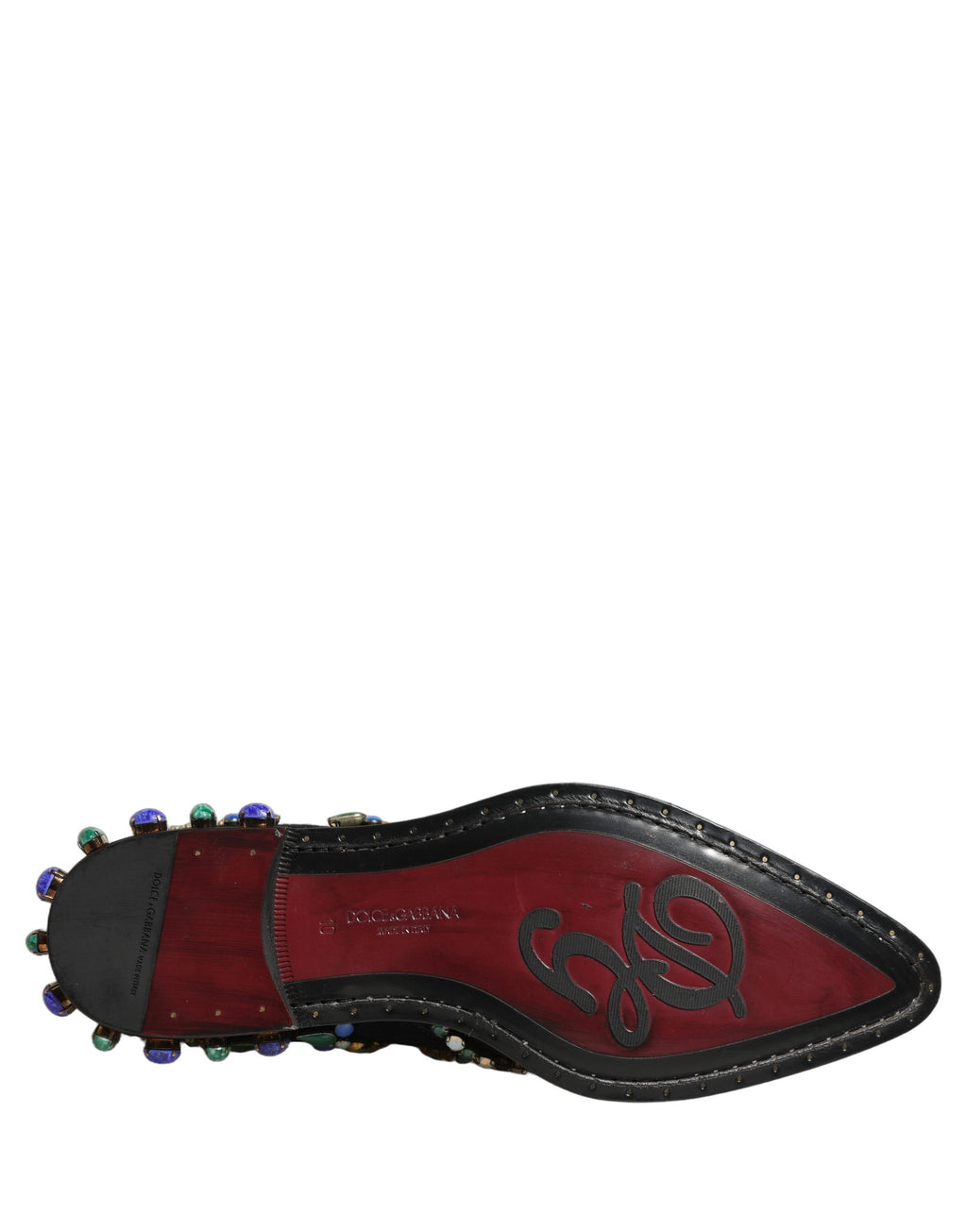 Bottes Chelsea noires Dolce & Gabbana avec embellissements, chaussures élégantes en cuir pour femme.