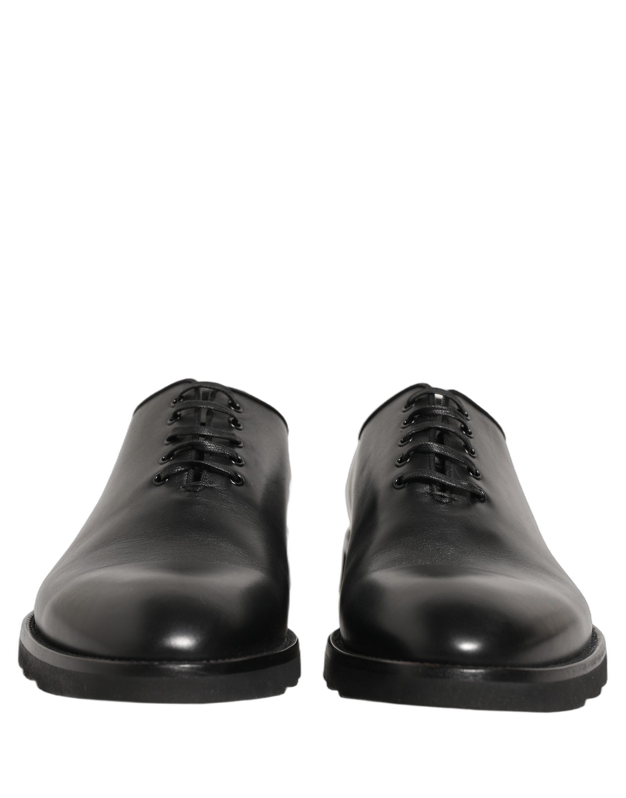 Dolce & Gabbana Schwarze Herren Oxford Lederschuhe Business Elegant