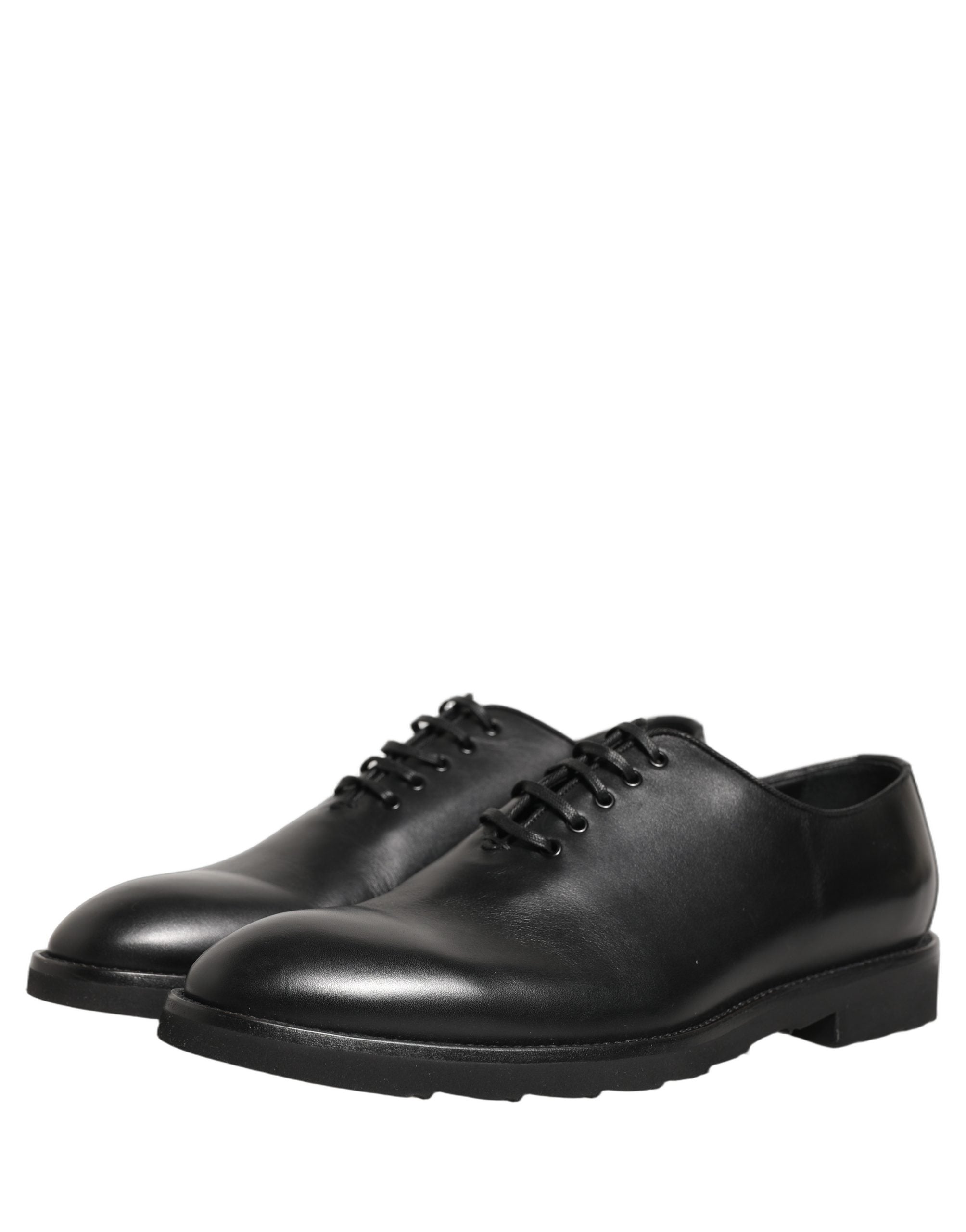 Dolce & Gabbana Schwarze Herren Oxford Lederschuhe Business Elegant
