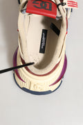 Chaussures sneakers basses Dolce & Gabbana Airmaster multicolores avec design coloré et détails en tissu et caoutchouc.