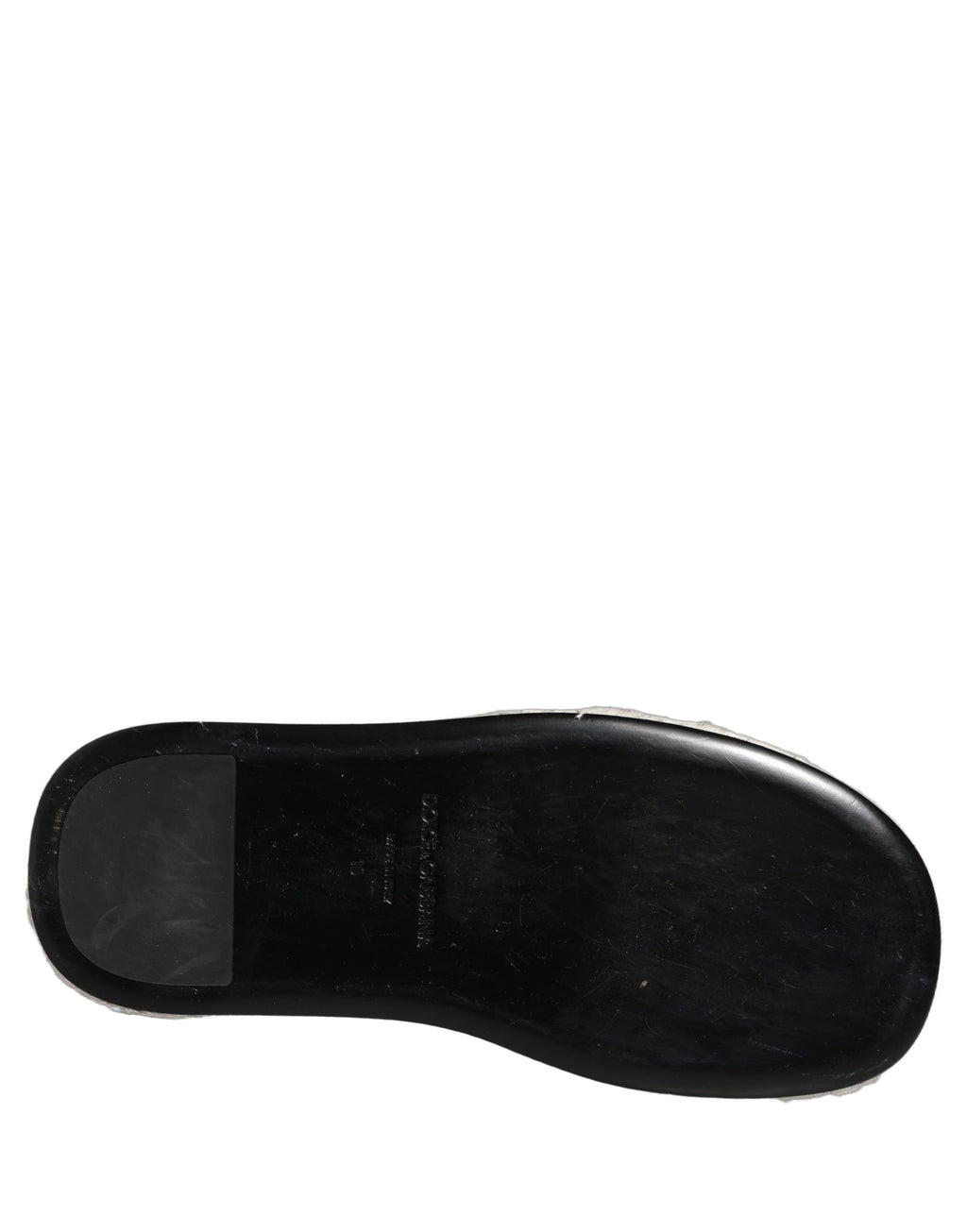Sandales Dolce & Gabbana pour hommes, brides en fausse fourrure blanche, sandales confortables et élégantes.