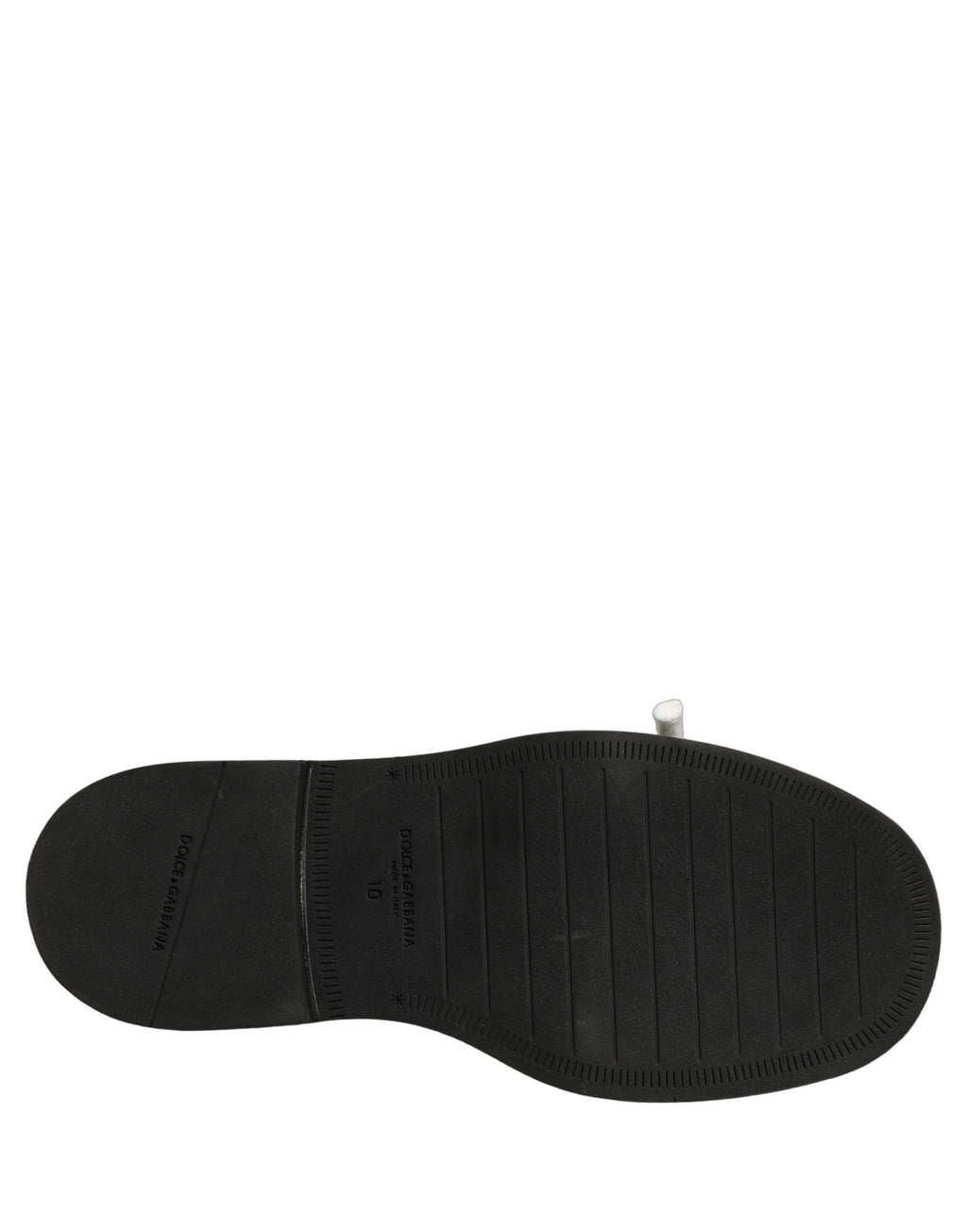Sandales plates en cuir marron Dolce & Gabbana pour hommes, chaussures slip-on élégantes et confortables.