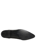 Chaussures Derby en cuir noir Dolce & Gabbana pour homme, élégantes chaussures formelles en cuir noir.