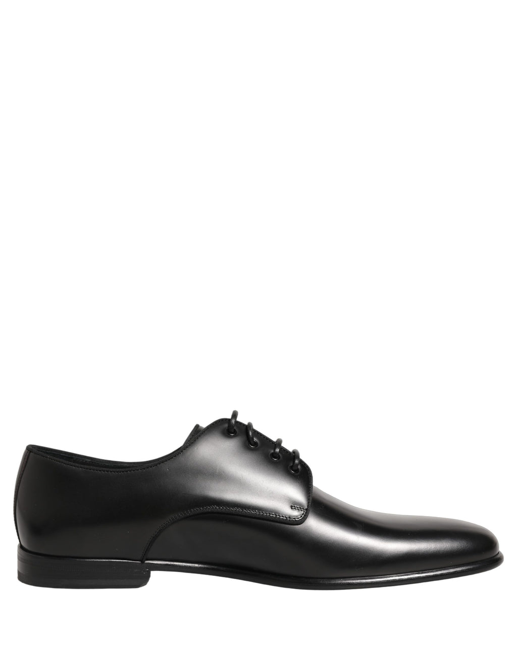 Chaussures derby en cuir noir pour homme de Dolce & Gabbana, chaussures formelles élégantes et sophistiquées