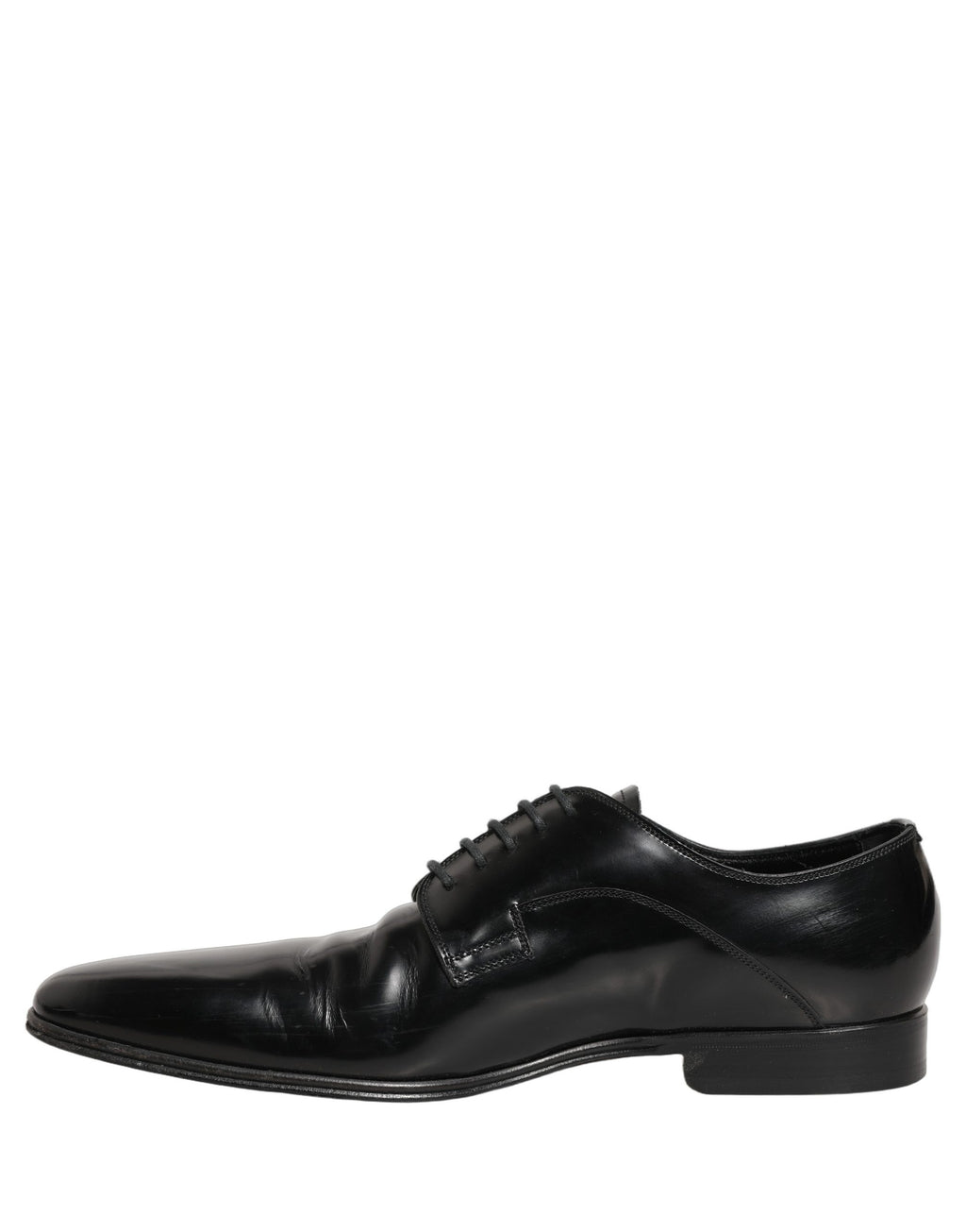 Chaussures derby en cuir noir pour homme de la marque Dolce & Gabbana, chaussures formelles élégantes pour occasion spéciale