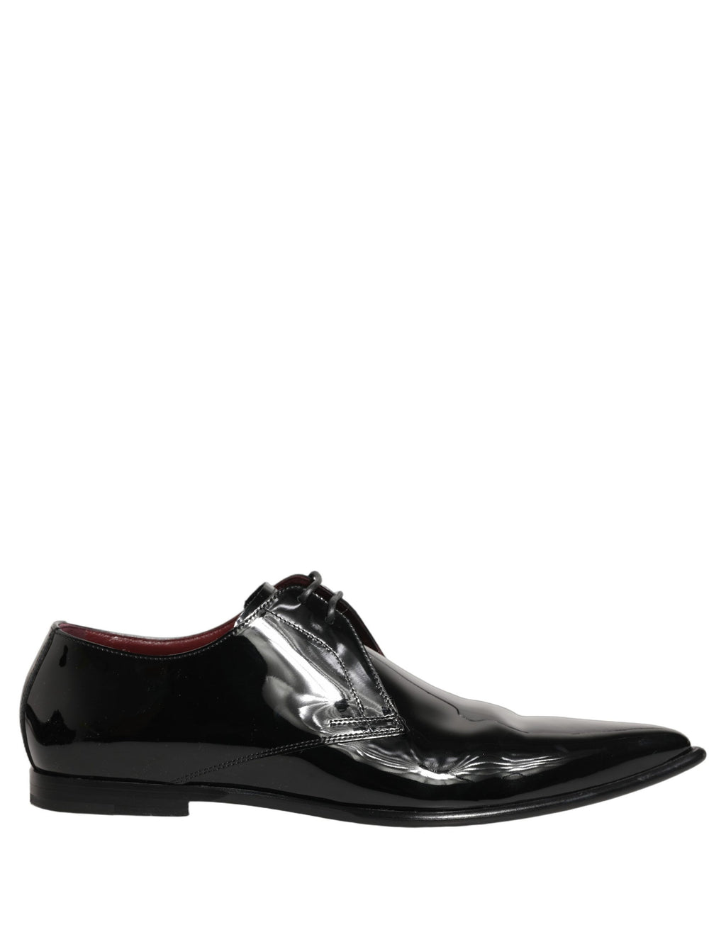 Chaussures derby habillées en cuir noir pour homme de Dolce & Gabbana, élégantes et raffinées.