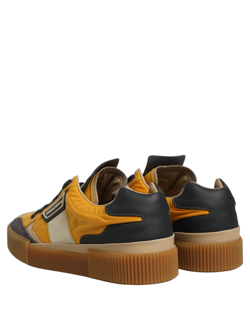 Chaussures sneakers basses multicolores Dolce & Gabbana Miami pour hommes, design tendance avec détails colorés.
