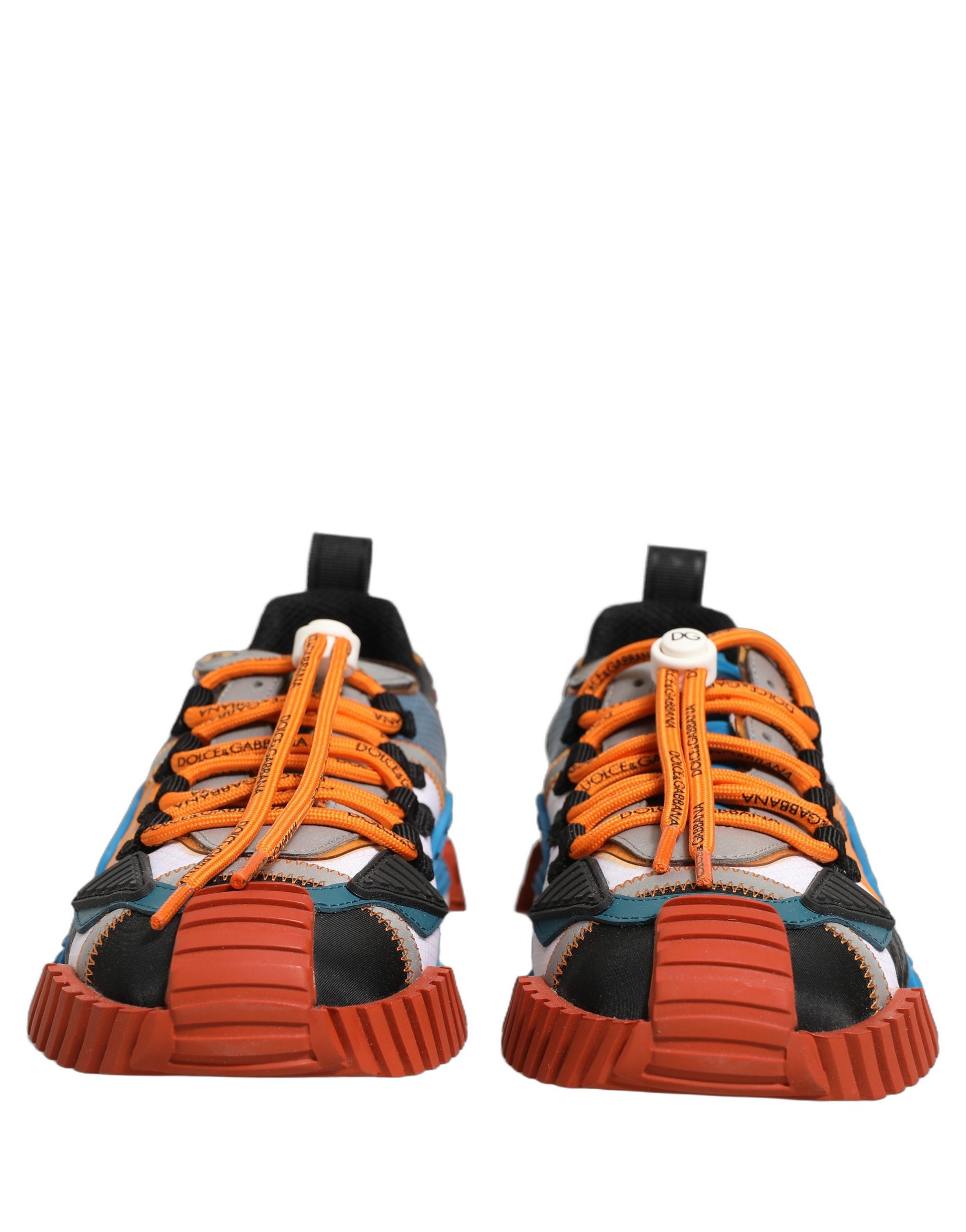 Chaussures sneakers basses multicolores Dolce & Gabbana pour hommes, style décontracté et tendance.