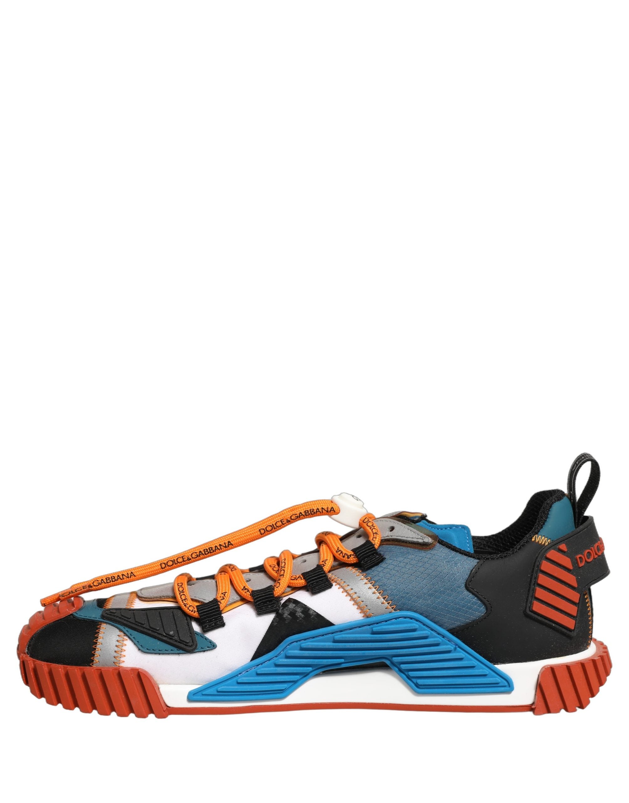 Chaussures sneakers basses multicolores Dolce & Gabbana pour hommes, style moderne et tendance.