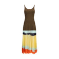 Fendi Multicolor Viscose Casual Dress