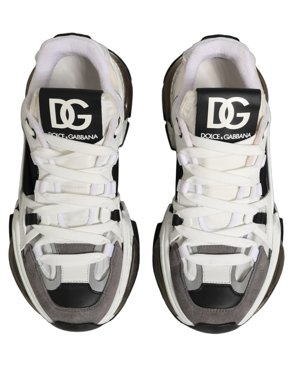 Chaussures sneakers basses Dolce & Gabbana Airmaster multicolores avec semelle blanche et design coloré.