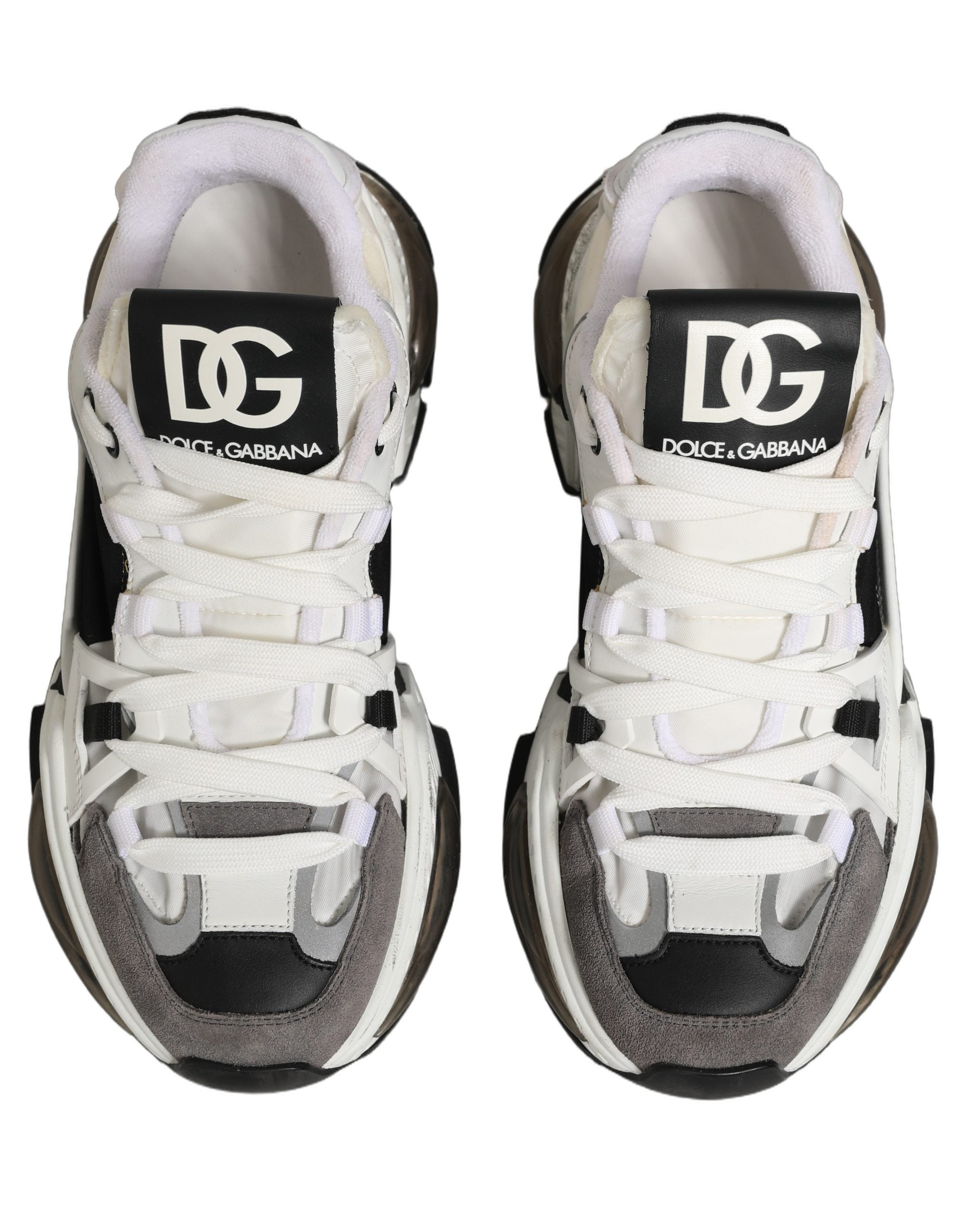 Chaussures sneakers basses Dolce & Gabbana Airmaster multicolores avec semelle blanche et design coloré.