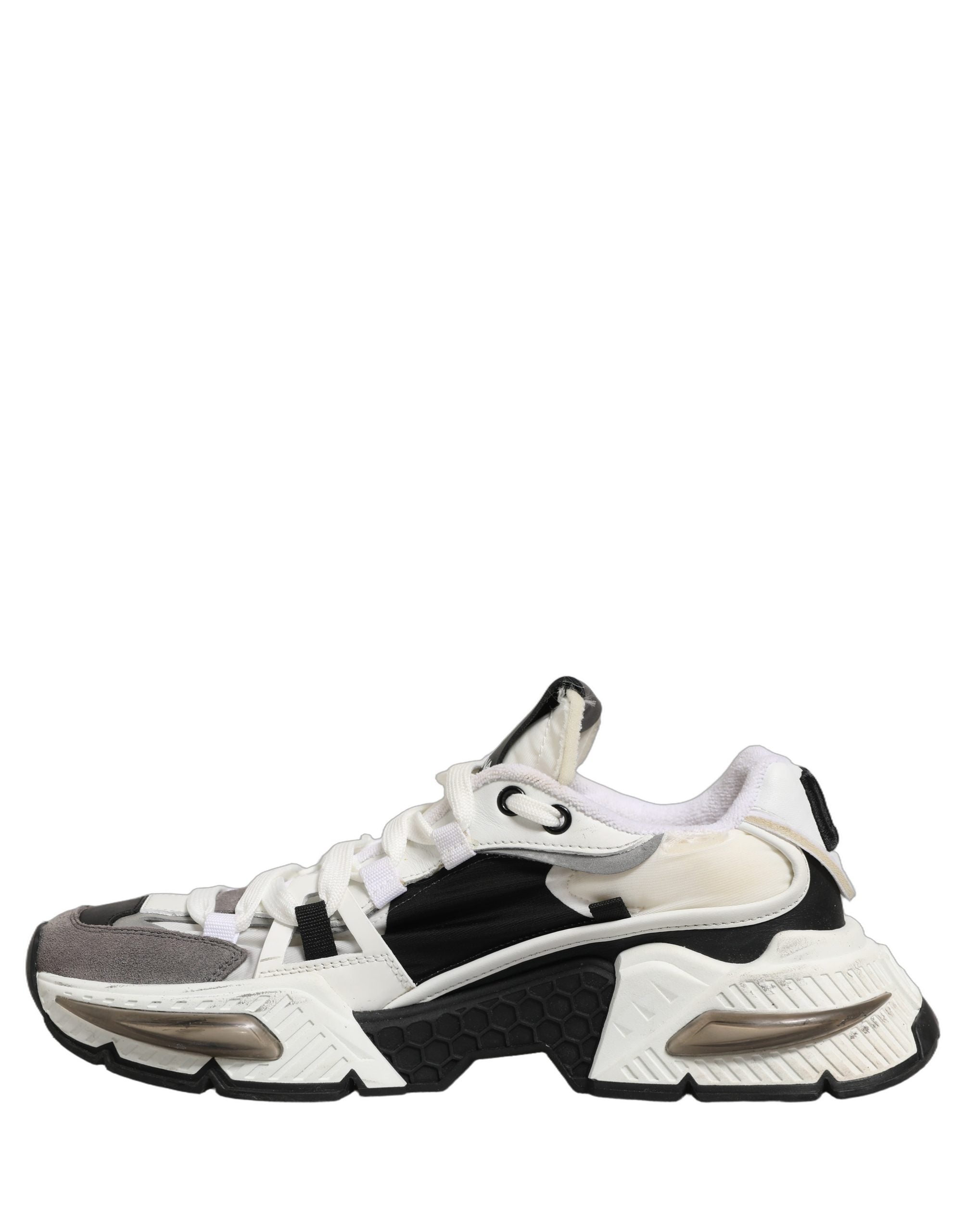 Chaussures sneakers basses Dolce & Gabbana Airmaster multicolores avec design coloré et semelle blanche.